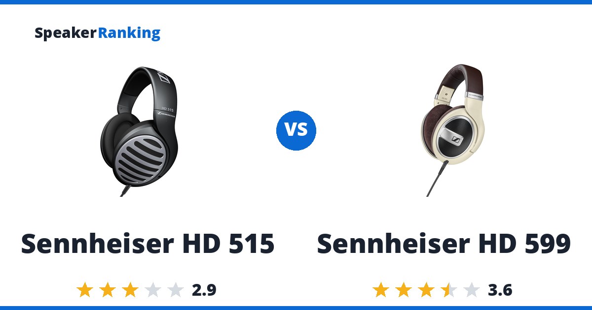 Sennheiser HD 515 vs Sennheiser HD 599