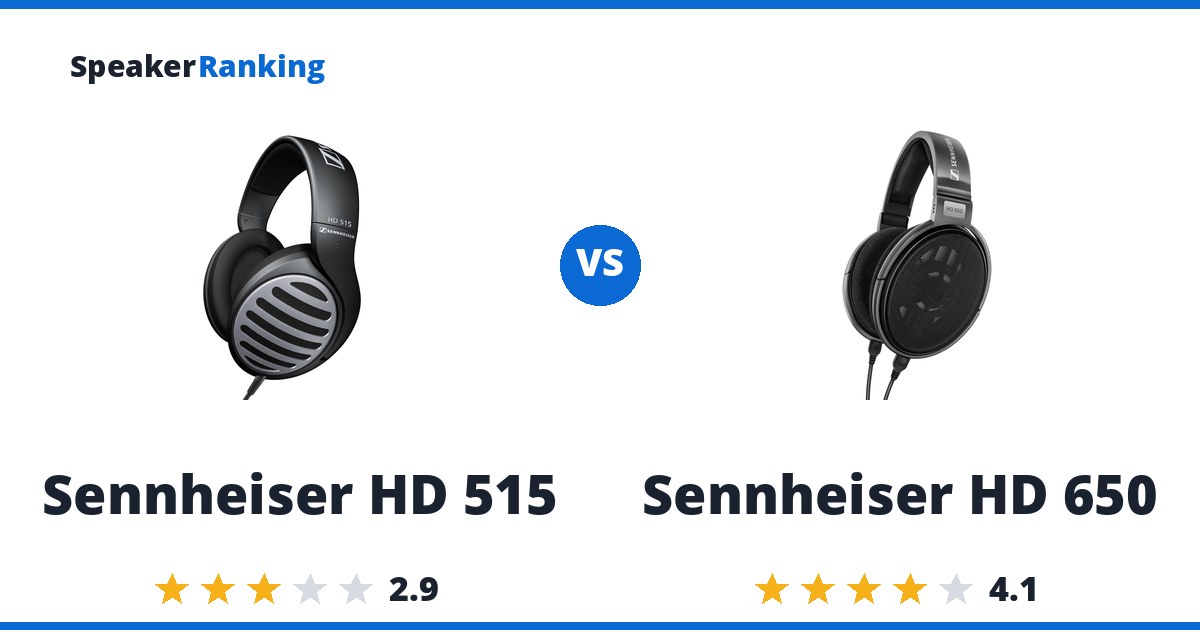 Sennheiser HD 515 vs Sennheiser HD 650