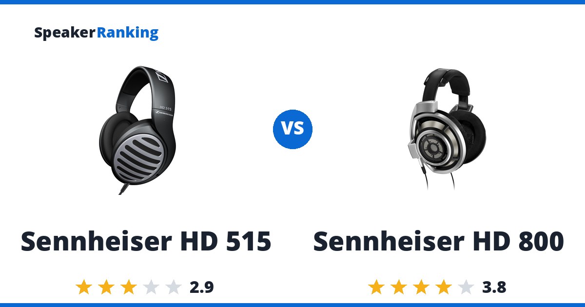 Sennheiser HD 515 vs Sennheiser HD 800