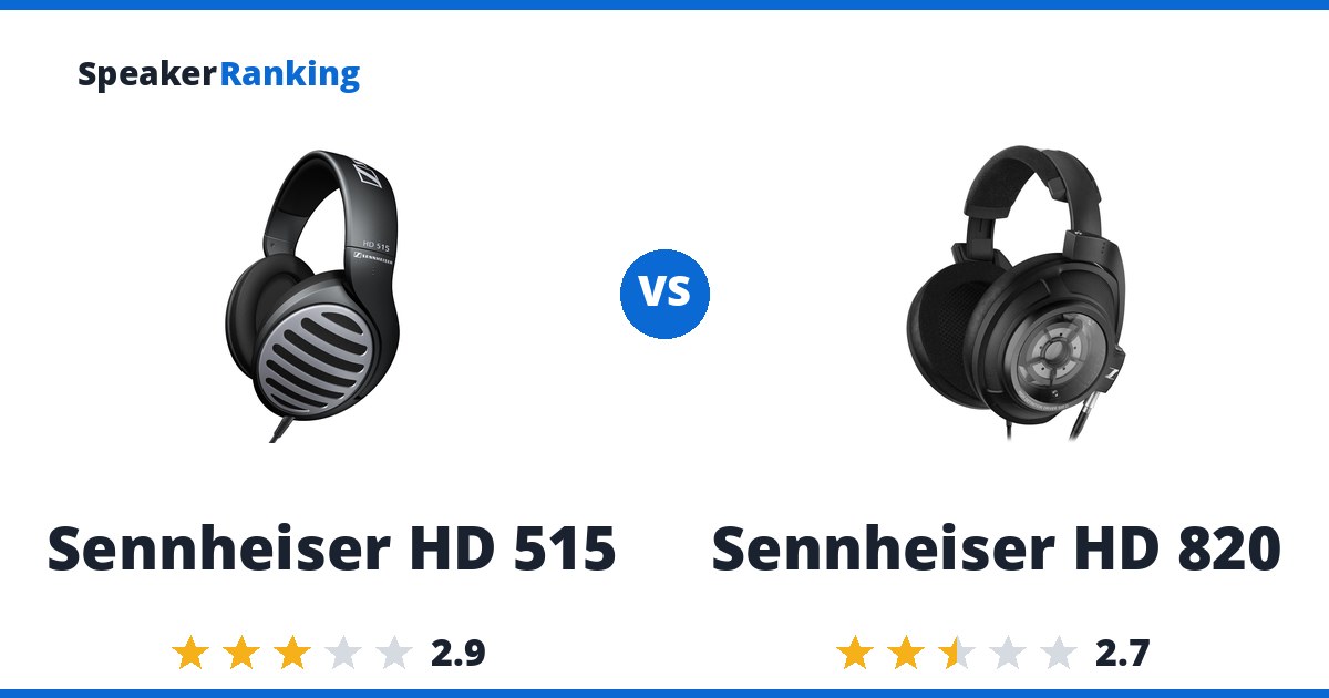 Sennheiser HD 515 vs Sennheiser HD 820