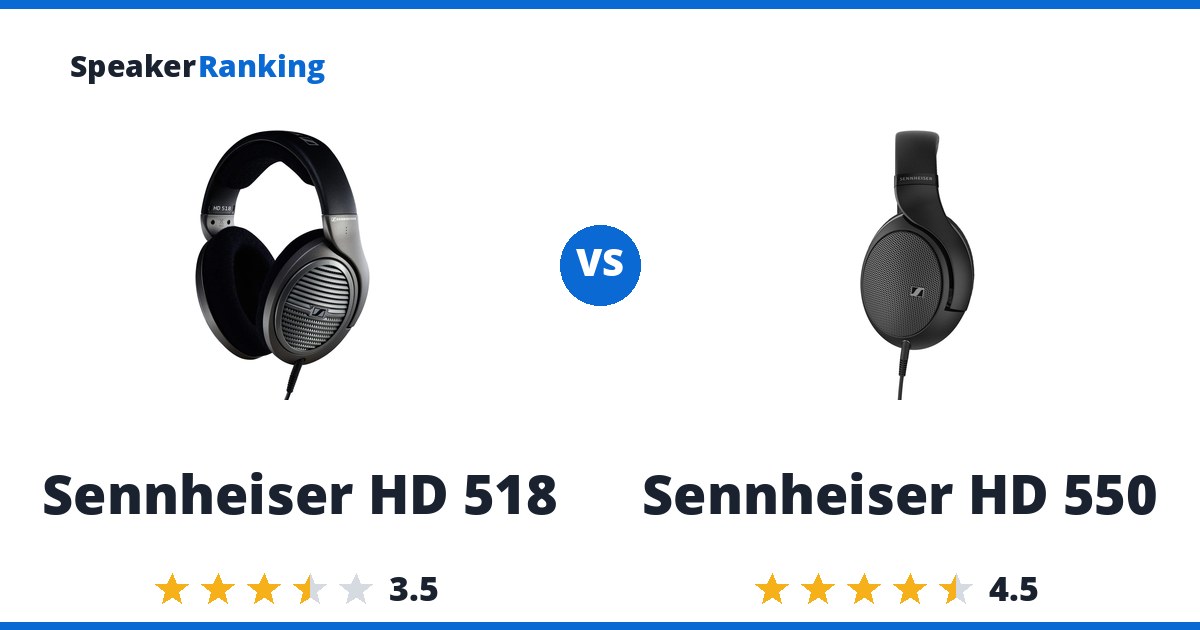 Sennheiser HD 518 vs Sennheiser HD 550