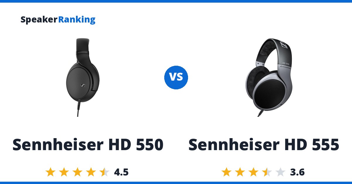 Sennheiser HD 550 vs Sennheiser HD 555
