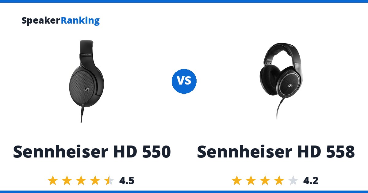 Sennheiser HD 550 vs Sennheiser HD 558