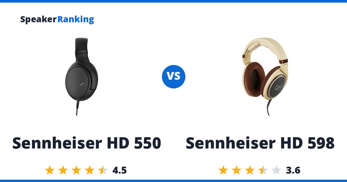 Sennheiser HD 550 vs Sennheiser HD 598