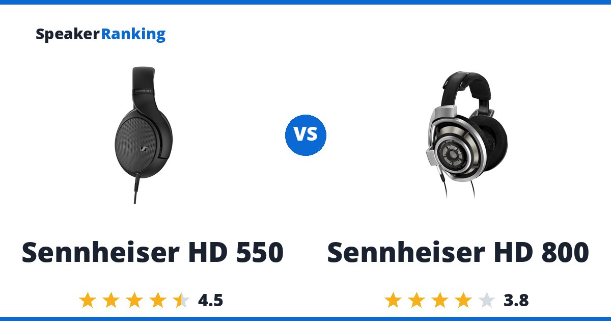 Sennheiser HD 550 vs Sennheiser HD 800