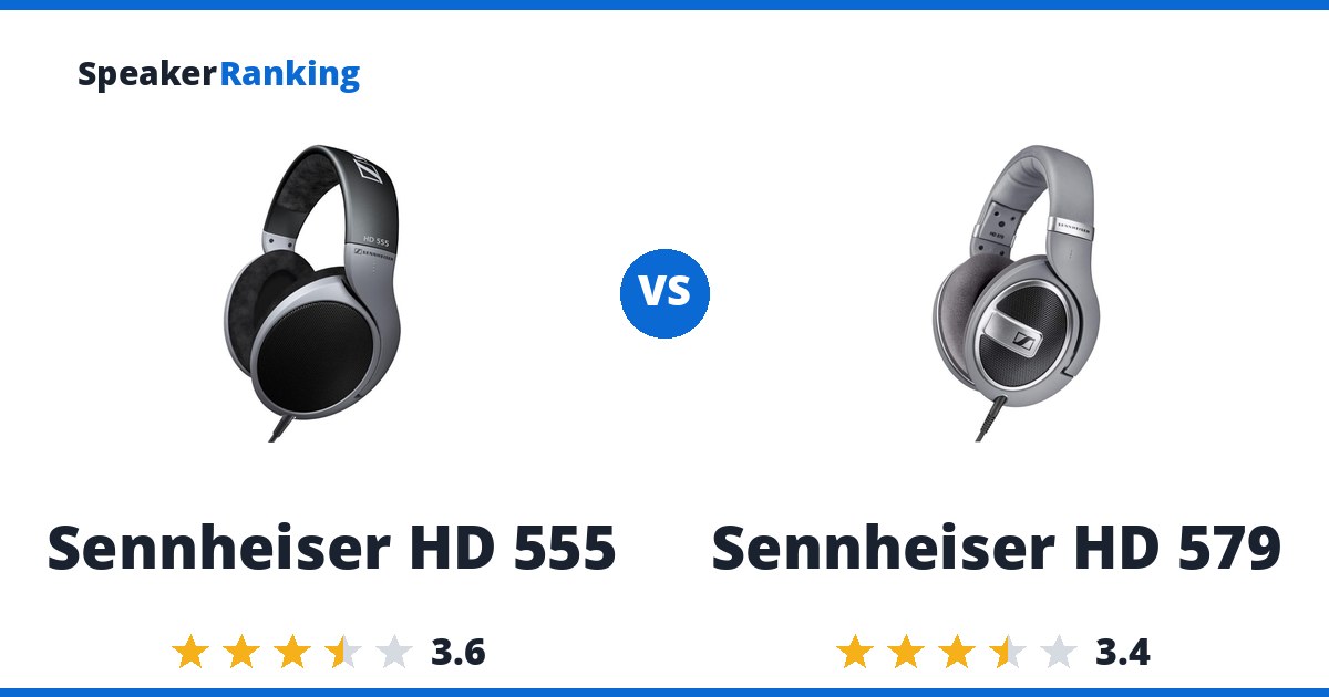 Sennheiser HD 555 vs Sennheiser HD 579
