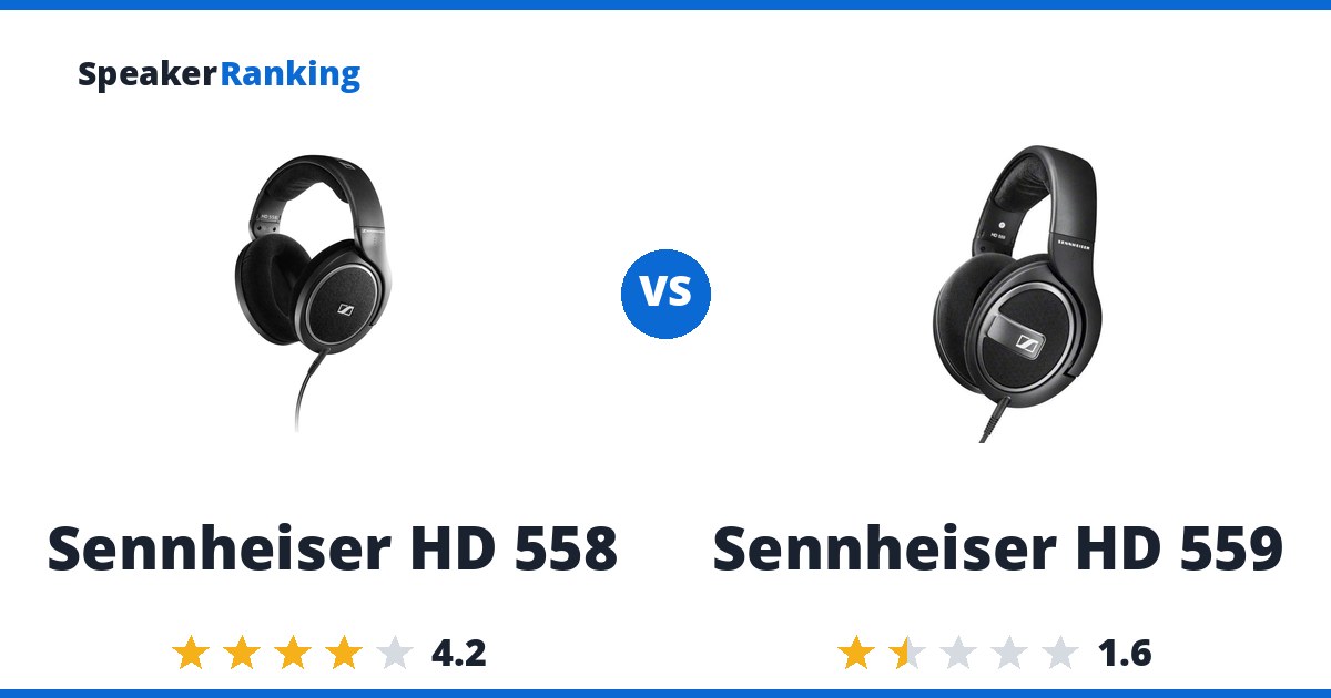Sennheiser HD 558 vs Sennheiser HD 559