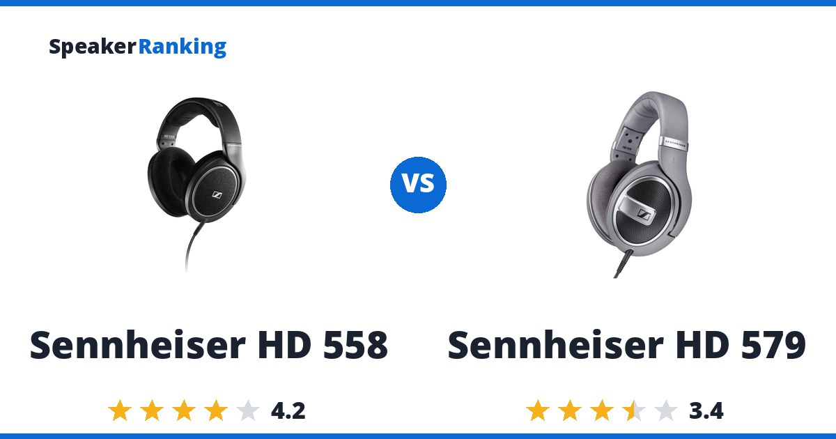 Sennheiser HD 558 vs Sennheiser HD 579