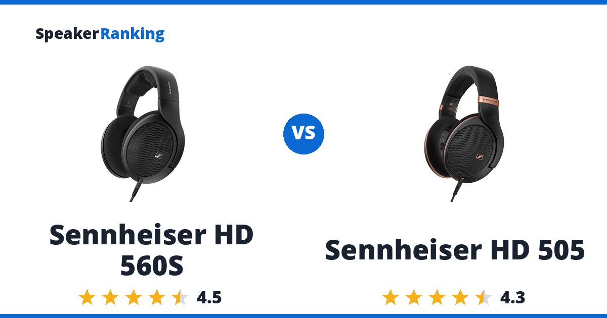 Sennheiser HD 560S vs Sennheiser HD 505