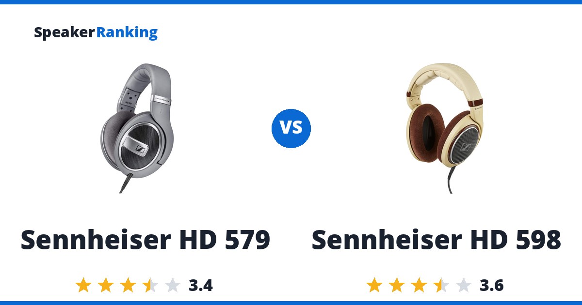 Sennheiser HD 579 vs Sennheiser HD 598