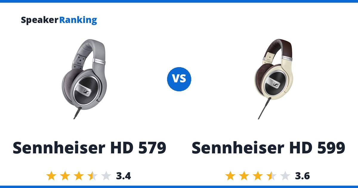 Sennheiser HD 579 vs Sennheiser HD 599
