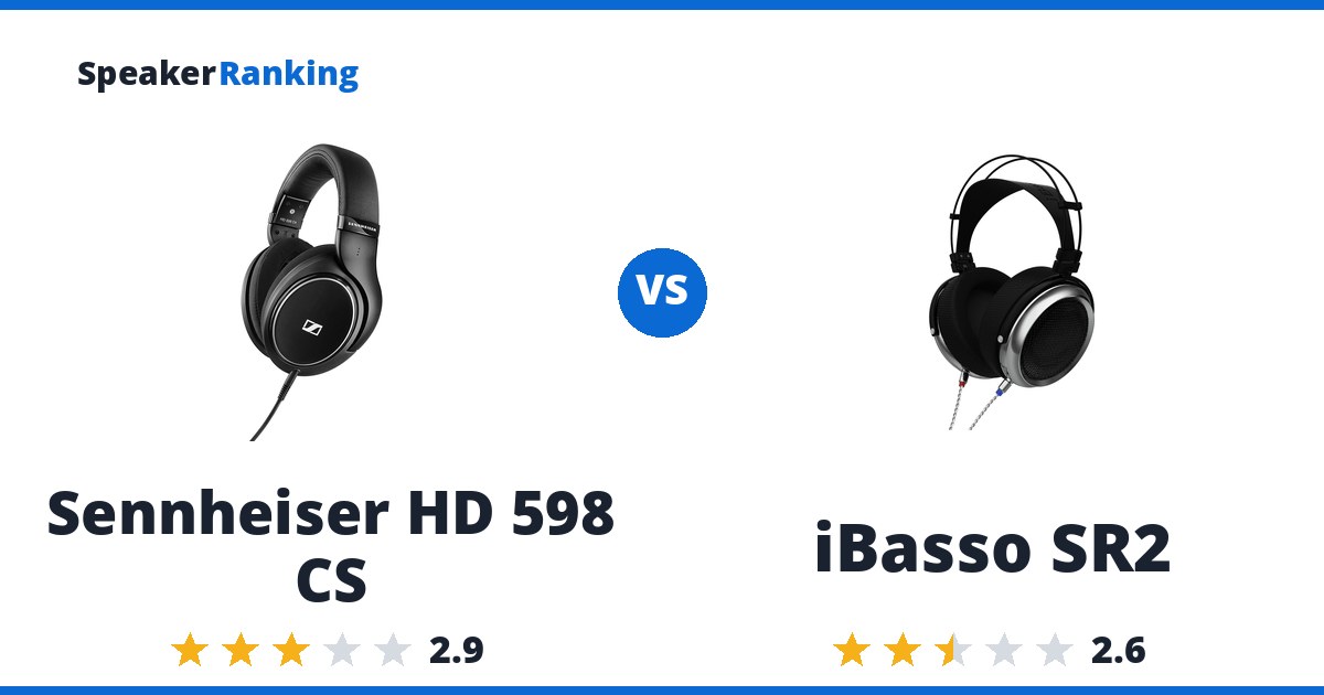 Sennheiser HD 598 CS vs iBasso SR2