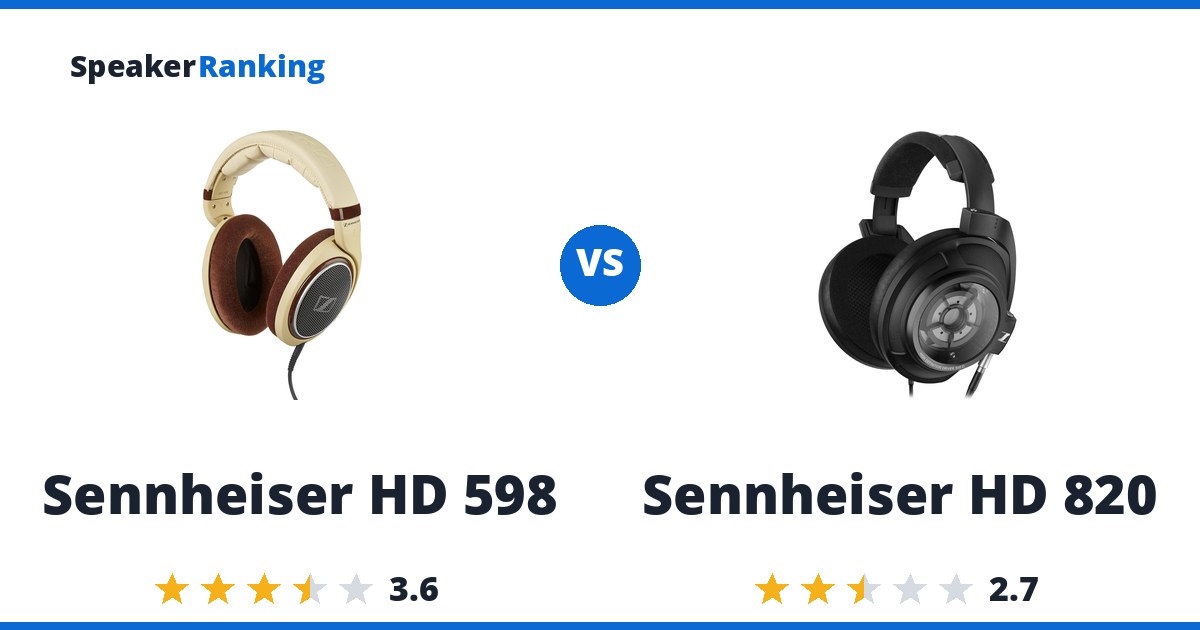 Sennheiser HD 598 vs Sennheiser HD 820