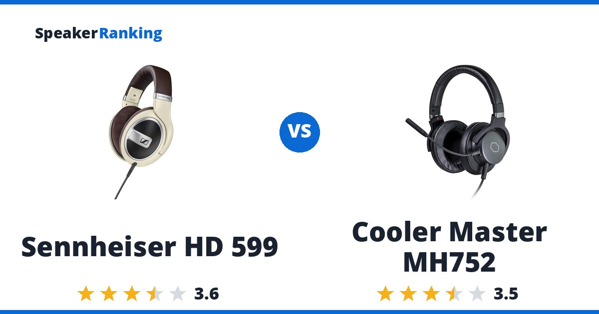Sennheiser HD 599 vs Cooler Master MH752