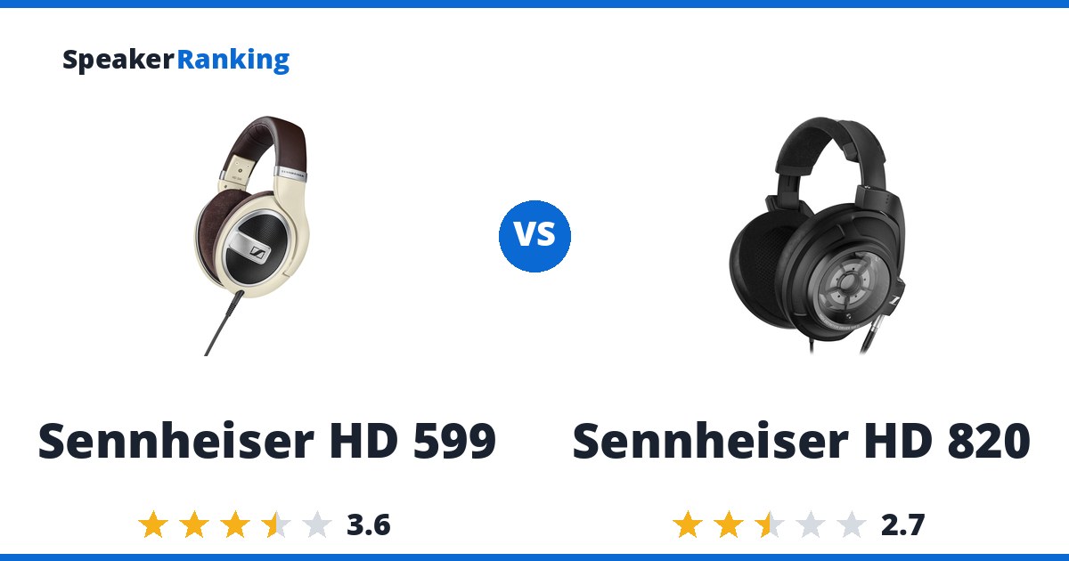 Sennheiser HD 599 vs Sennheiser HD 820