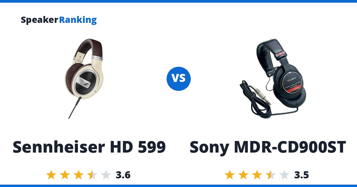 Sennheiser HD 599 vs Sony MDR-CD900ST