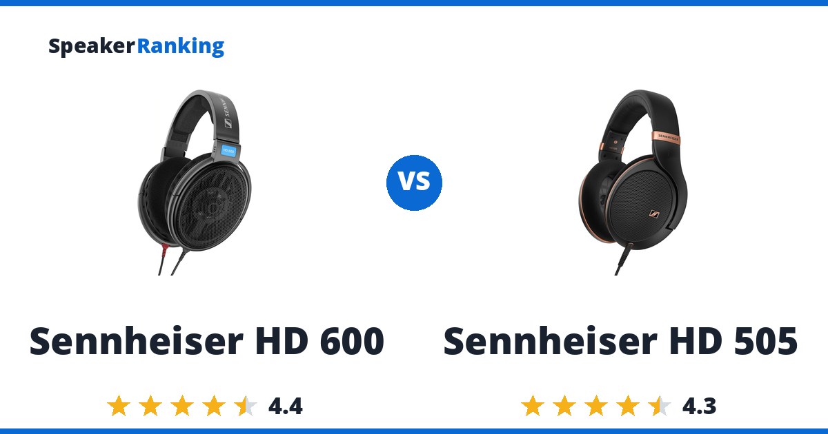 Sennheiser HD 600 vs Sennheiser HD 505