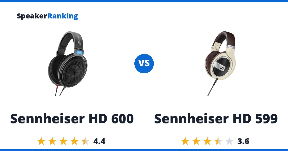 Sennheiser HD 600 vs Sennheiser HD 599
