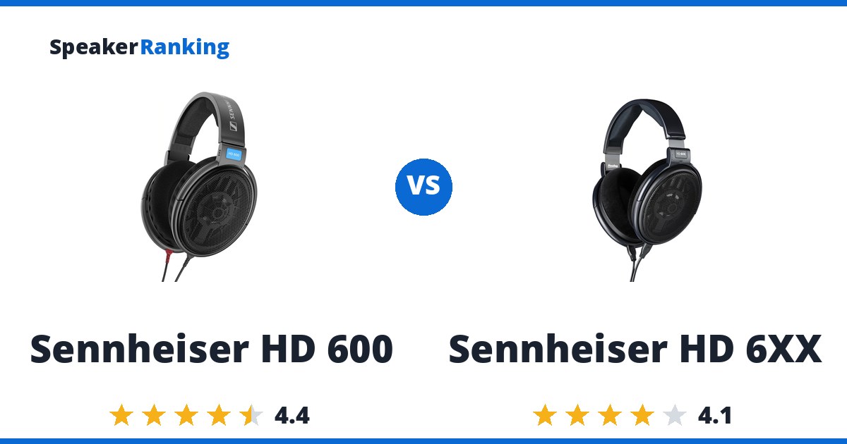 Sennheiser HD 600 vs Sennheiser HD 6XX