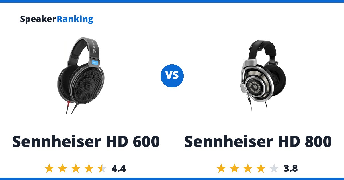 Sennheiser HD 600 vs Sennheiser HD 800