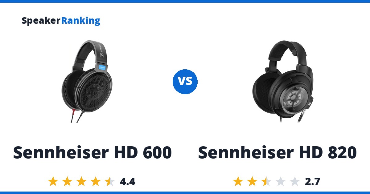 Sennheiser HD 600 vs Sennheiser HD 820