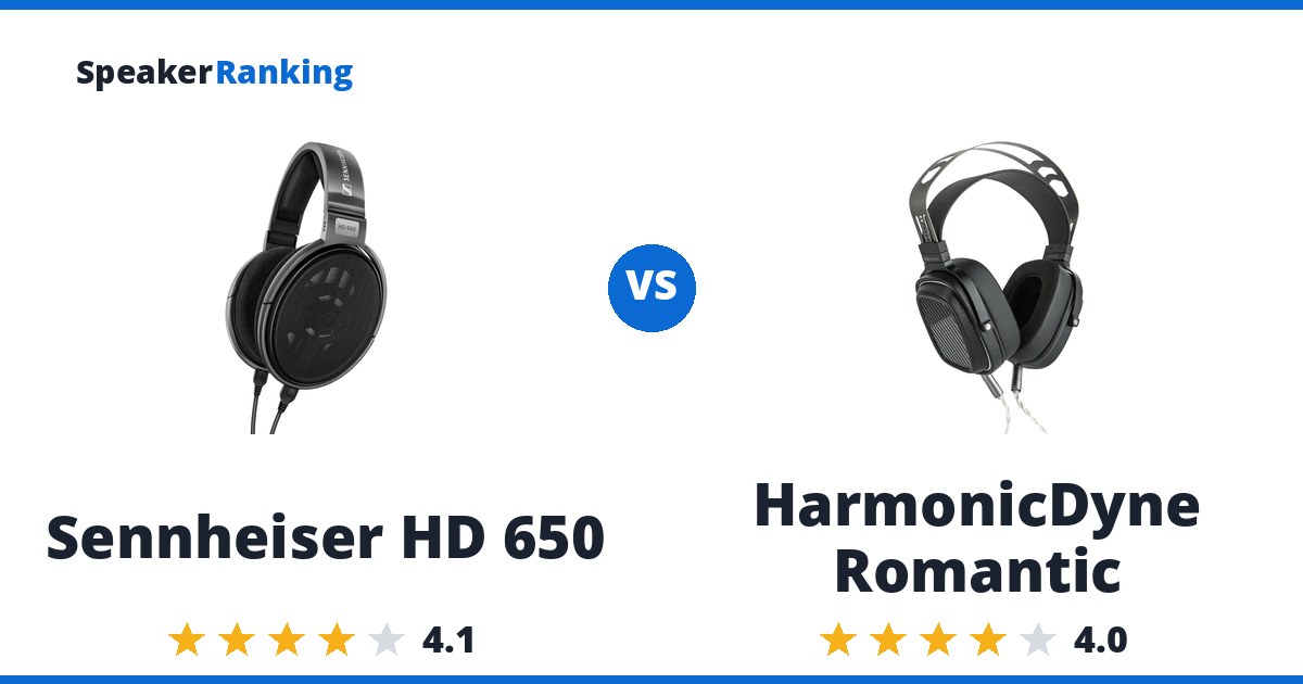 Sennheiser HD 650 vs HarmonicDyne Romantic