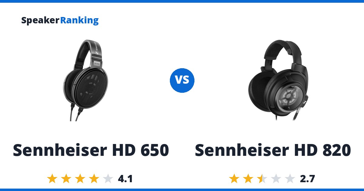 Sennheiser HD 650 vs Sennheiser HD 820