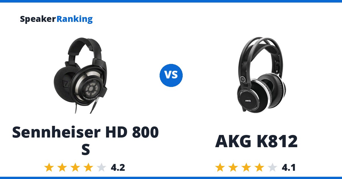 Sennheiser HD 800 S vs AKG K812