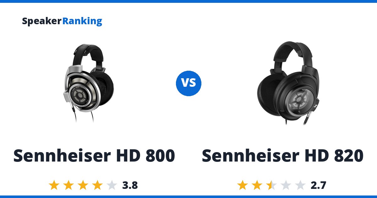 Sennheiser HD 800 vs Sennheiser HD 820