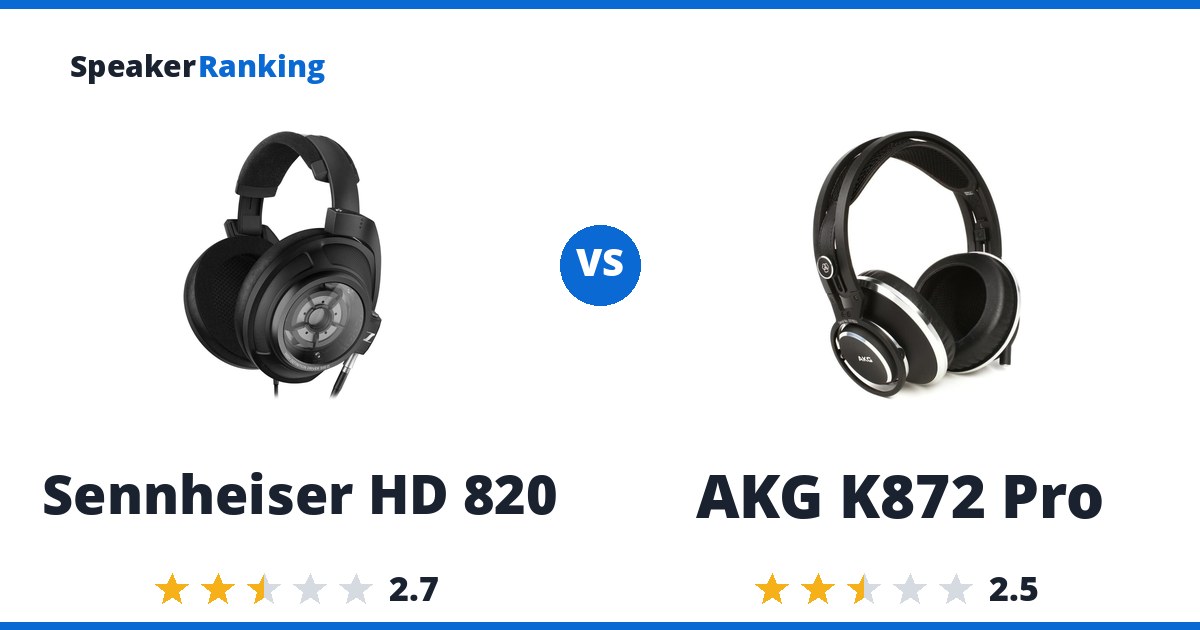 Sennheiser HD 820 vs AKG K872 Pro