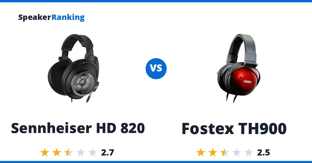 Sennheiser HD 820 vs Fostex TH900