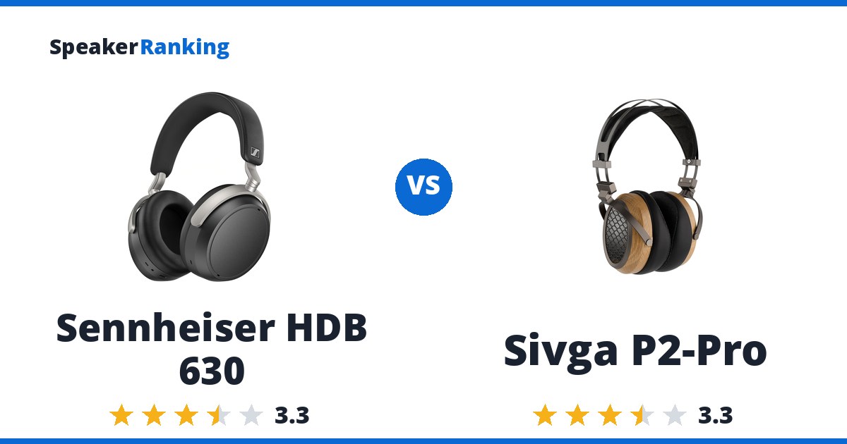 Sennheiser HDB 630 vs Sivga P2-Pro