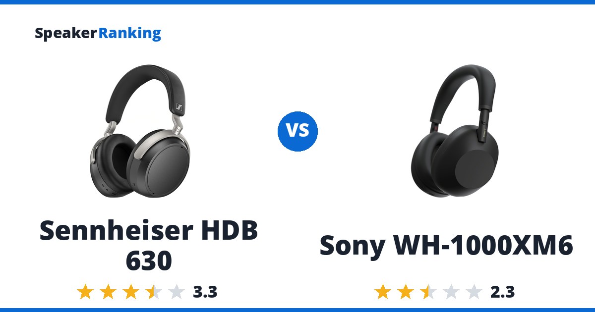 Sennheiser HDB 630 vs Sony WH-1000XM6