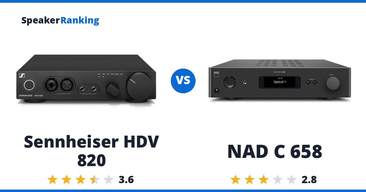 Sennheiser HDV 820 vs NAD C 658