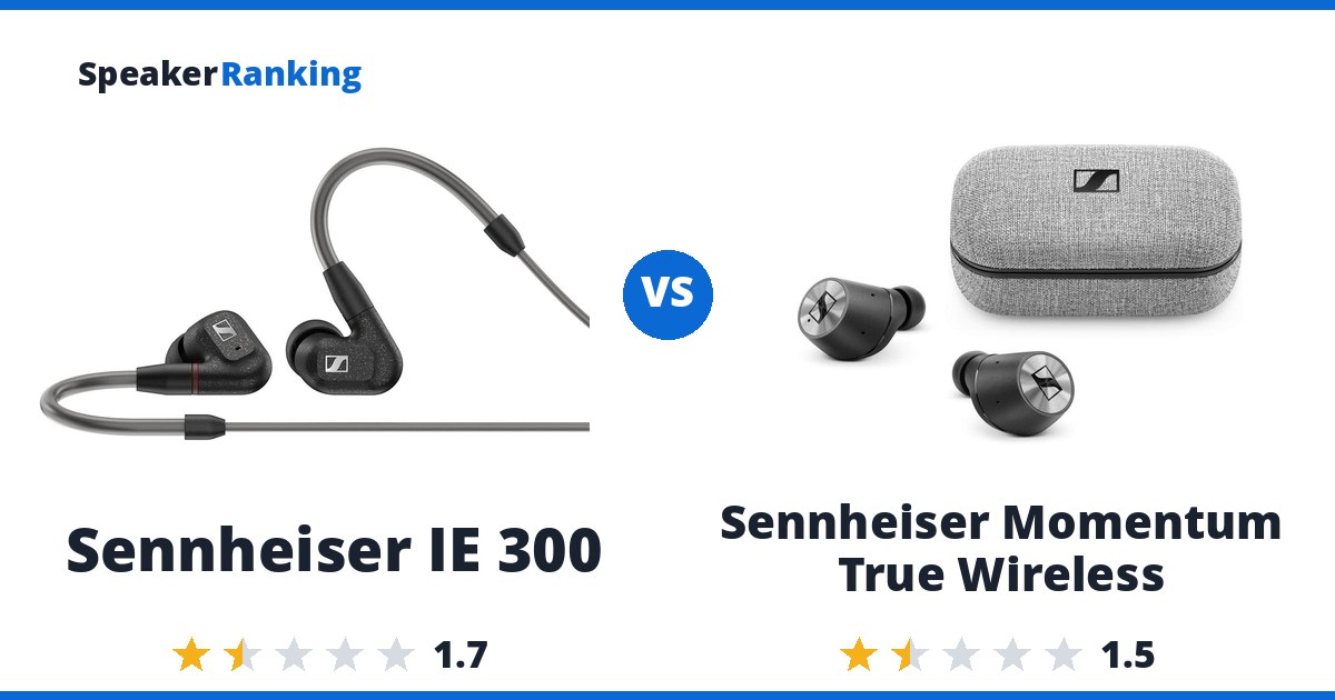 Sennheiser IE 300 vs Sennheiser Momentum True Wireless