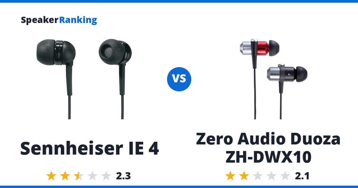 Sennheiser IE 4 vs Zero Audio Duoza ZH-DWX10