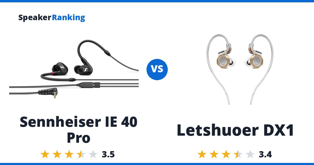 Sennheiser IE 40 Pro vs Letshuoer DX1