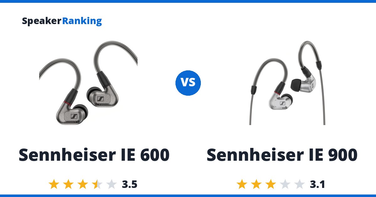Sennheiser IE 600 vs Sennheiser IE 900