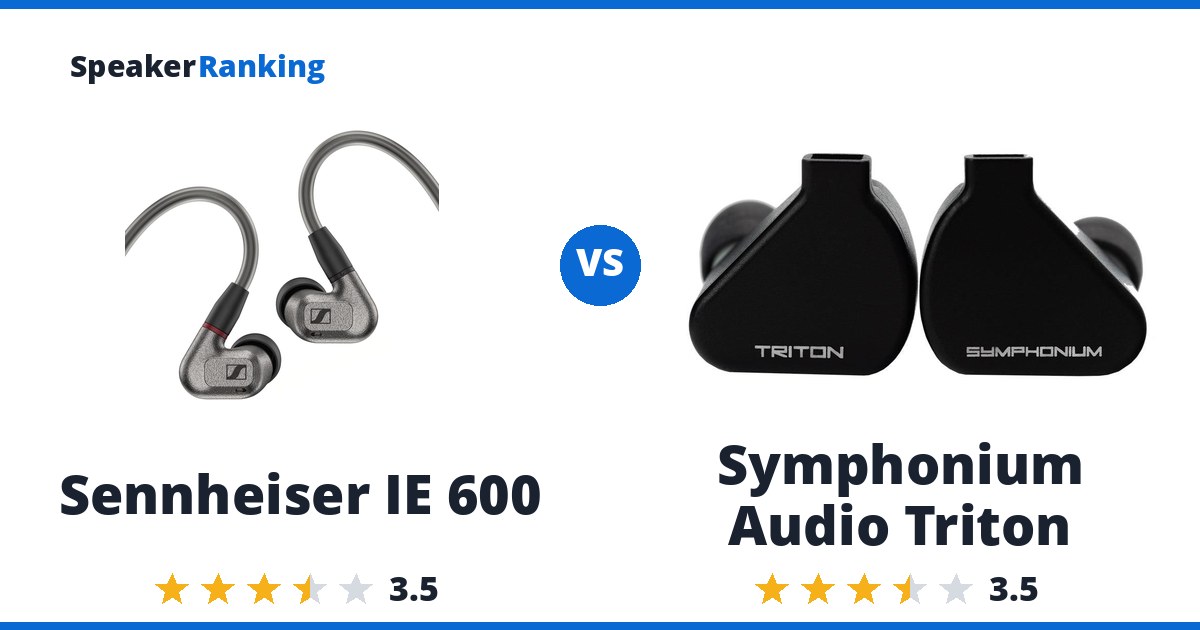 Sennheiser IE 600 vs Symphonium Audio Triton