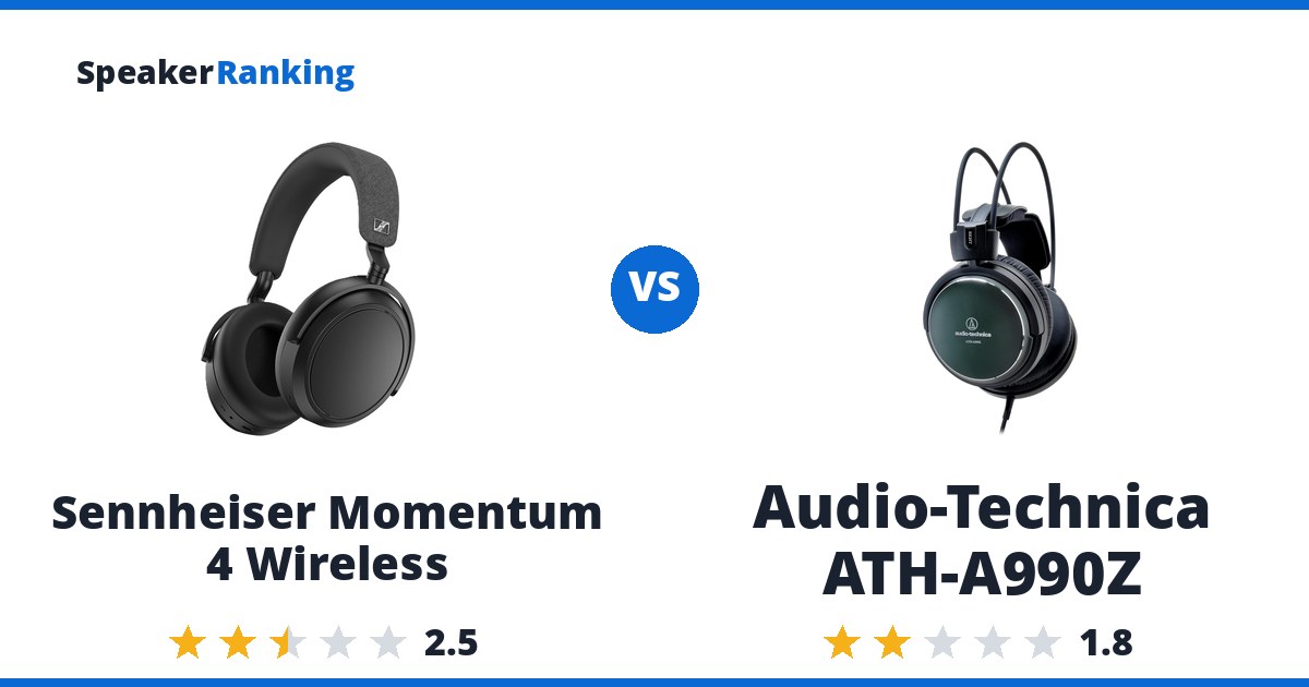 Sennheiser Momentum 4 Wireless vs Audio-Technica ATH-A990Z