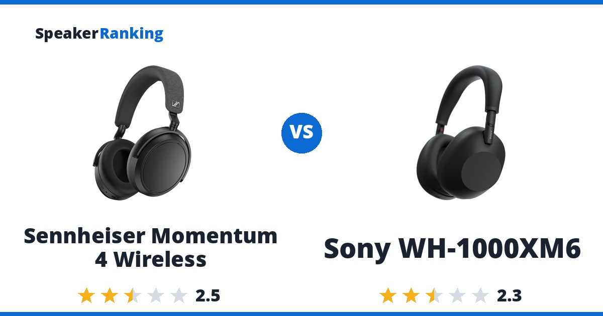 Sennheiser Momentum 4 Wireless vs Sony WH-1000XM6
