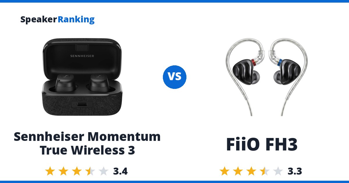 Sennheiser Momentum True Wireless 3 vs FiiO FH3