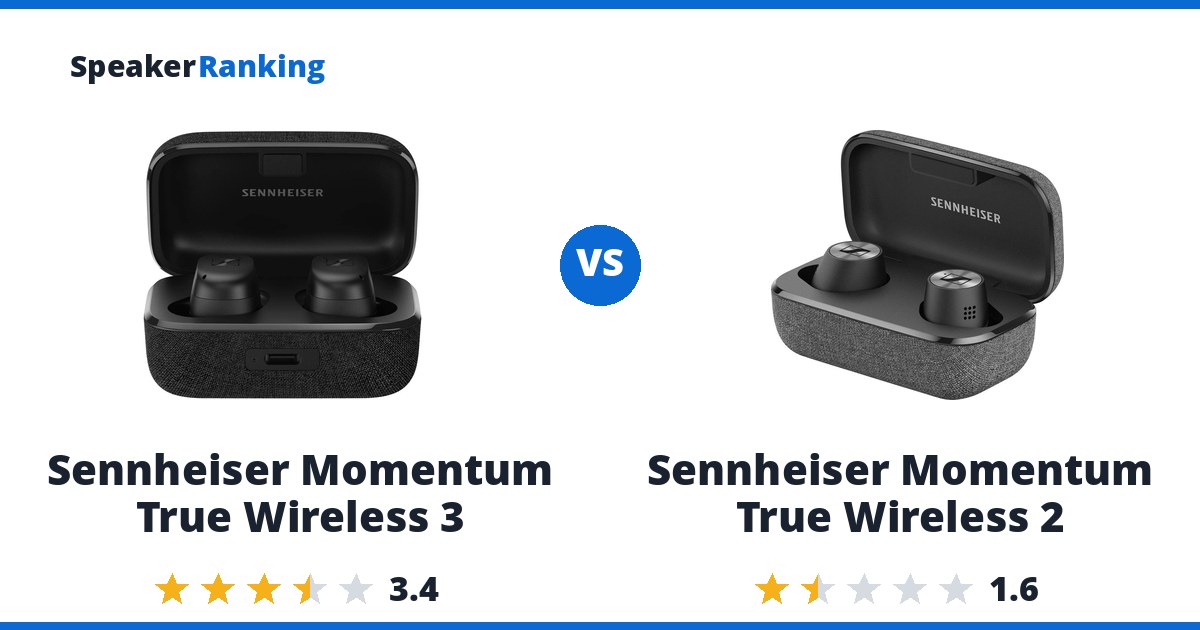 Sennheiser Momentum True Wireless 3 vs Sennheiser Momentum True Wireless 2