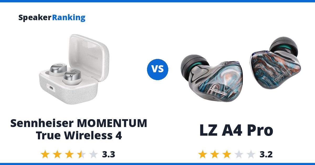 Sennheiser MOMENTUM True Wireless 4 vs LZ A4 Pro