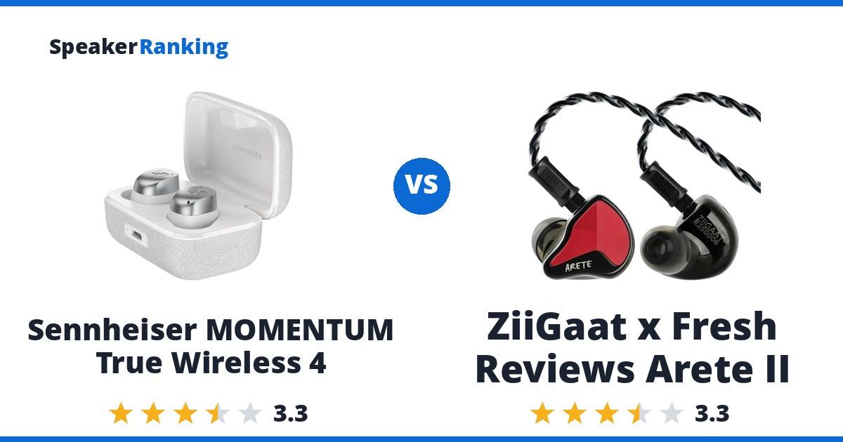 Sennheiser MOMENTUM True Wireless 4 vs ZiiGaat x Fresh Reviews Arete II