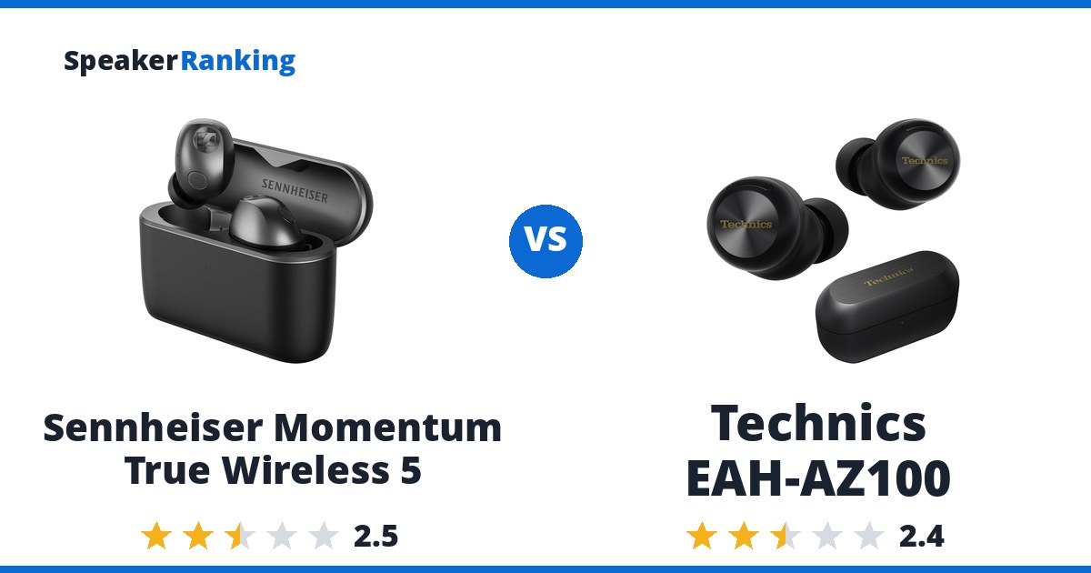 Sennheiser Momentum True Wireless 5 vs Technics EAH-AZ100