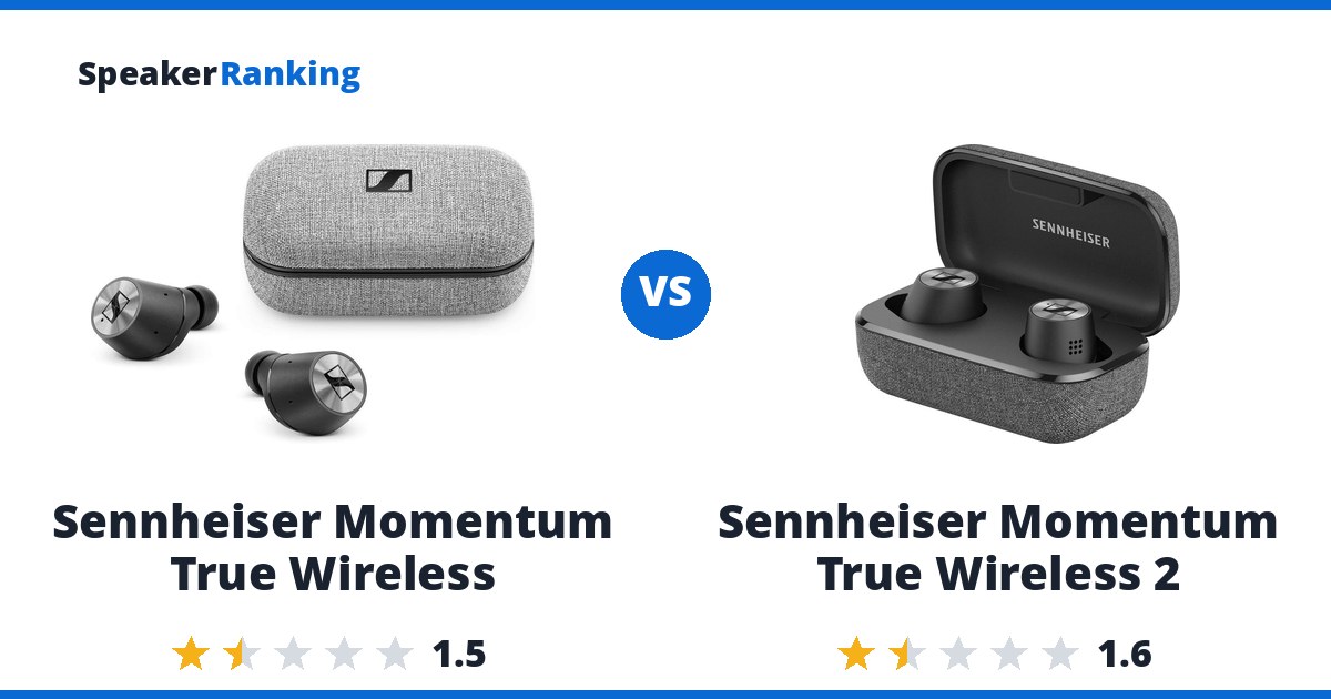Sennheiser Momentum True Wireless vs Sennheiser Momentum True Wireless 2