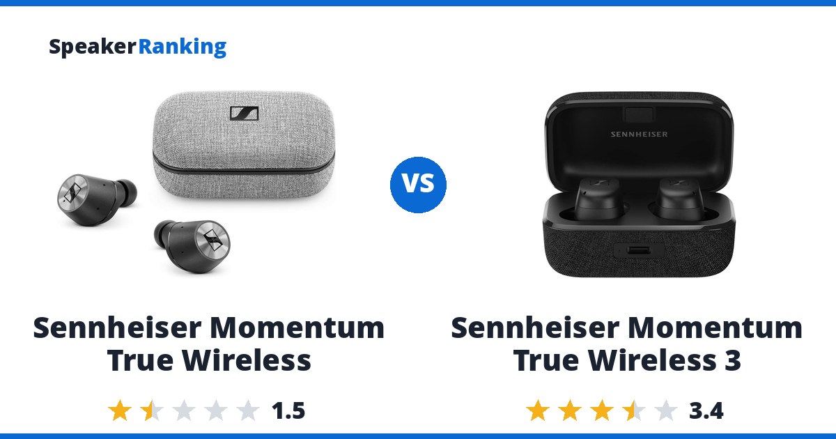 Sennheiser Momentum True Wireless vs Sennheiser Momentum True Wireless 3
