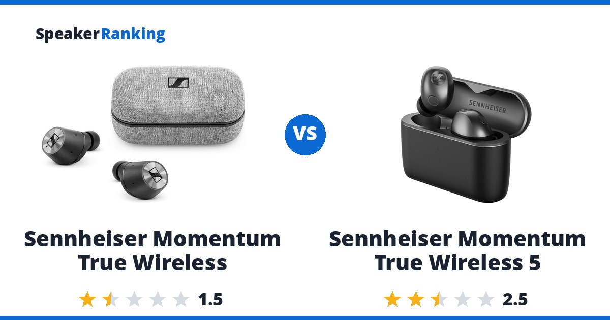 Sennheiser Momentum True Wireless vs Sennheiser Momentum True Wireless 5