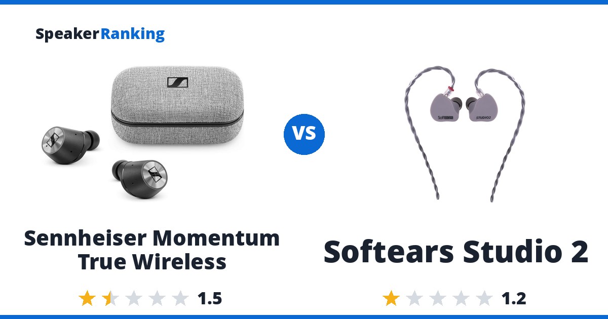 Sennheiser Momentum True Wireless vs Softears Studio 2